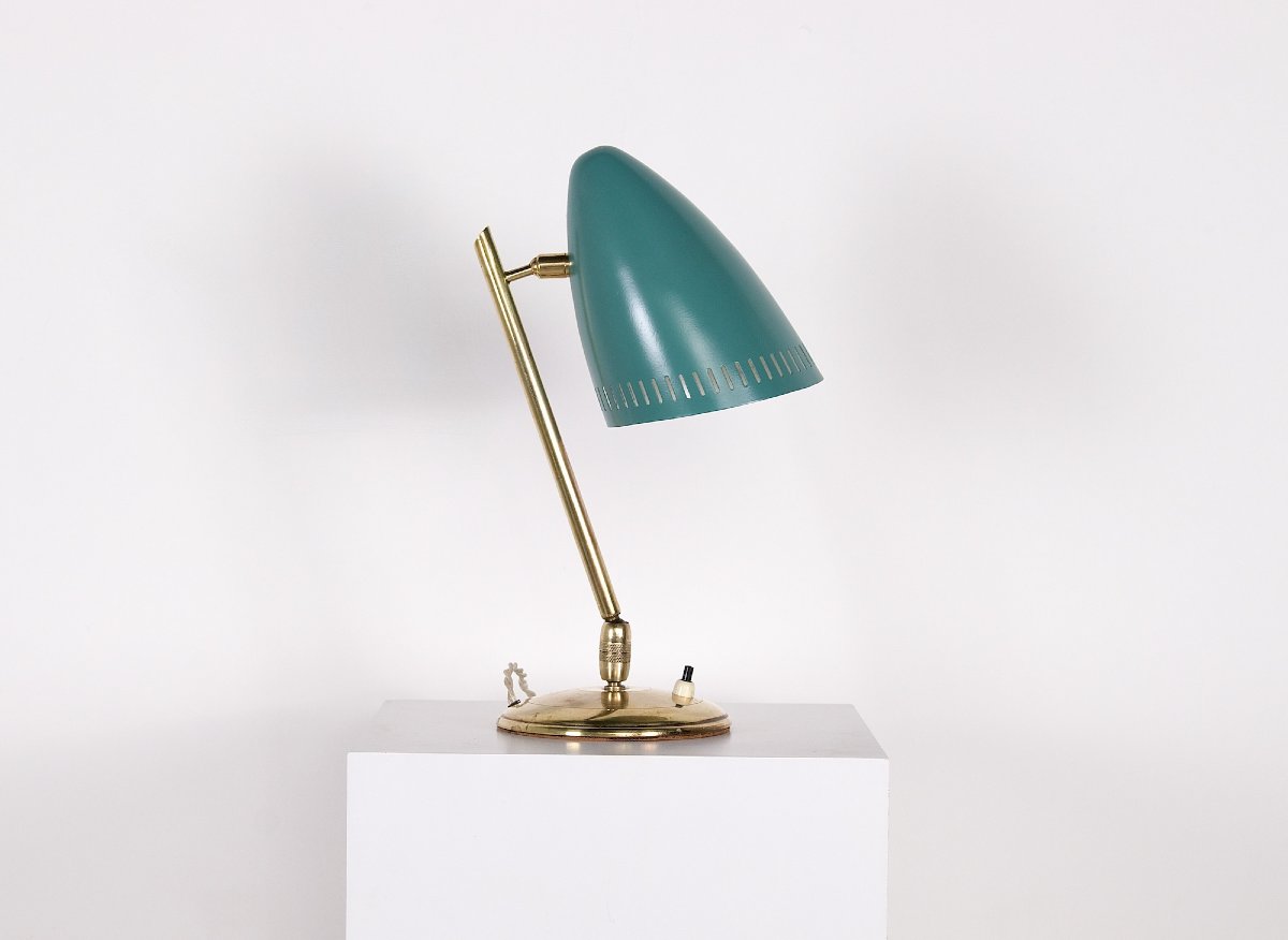 Articulated Modernist Lamp With Double Ball Joint - 1950s