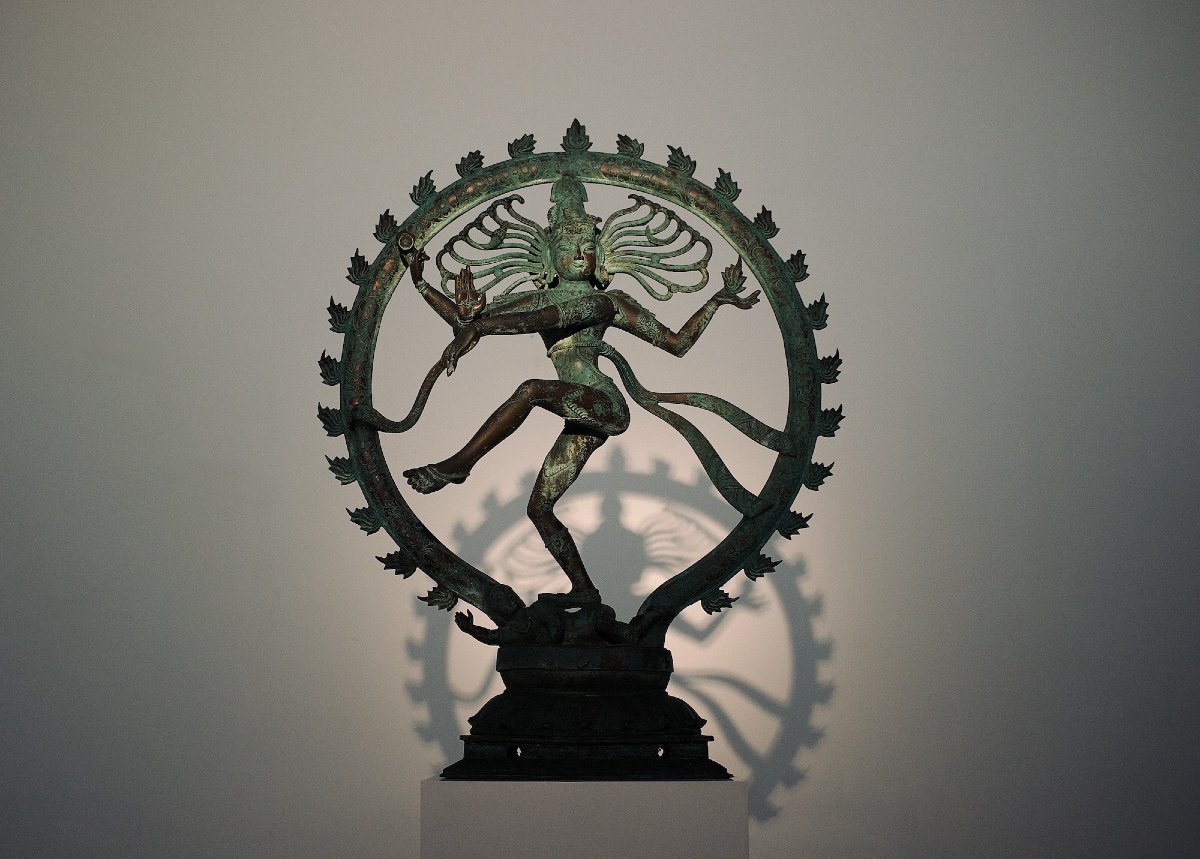 Shiva Nataraja en bronze, Inde, années 50.-photo-2
