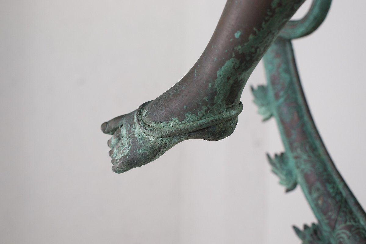 Shiva Nataraja en bronze, Inde, années 50.-photo-4
