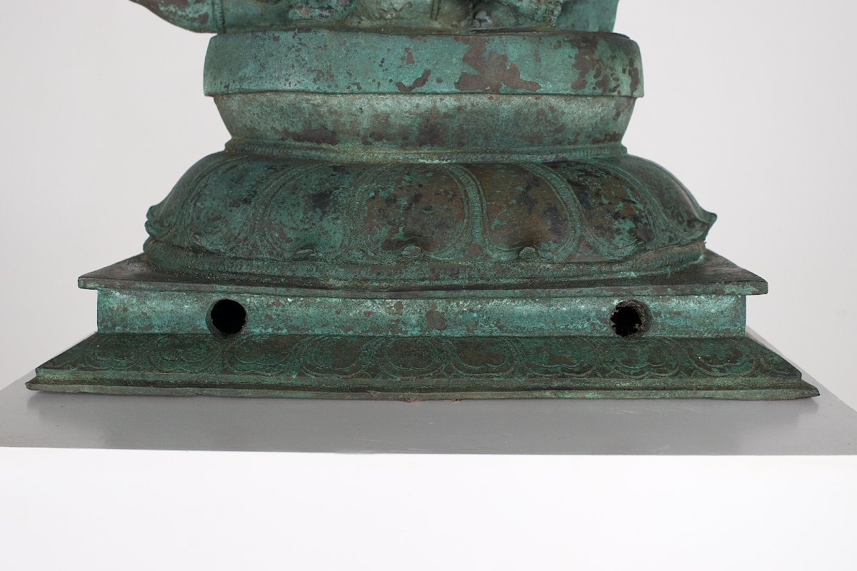 Shiva Nataraja en bronze, Inde, années 50.-photo-1