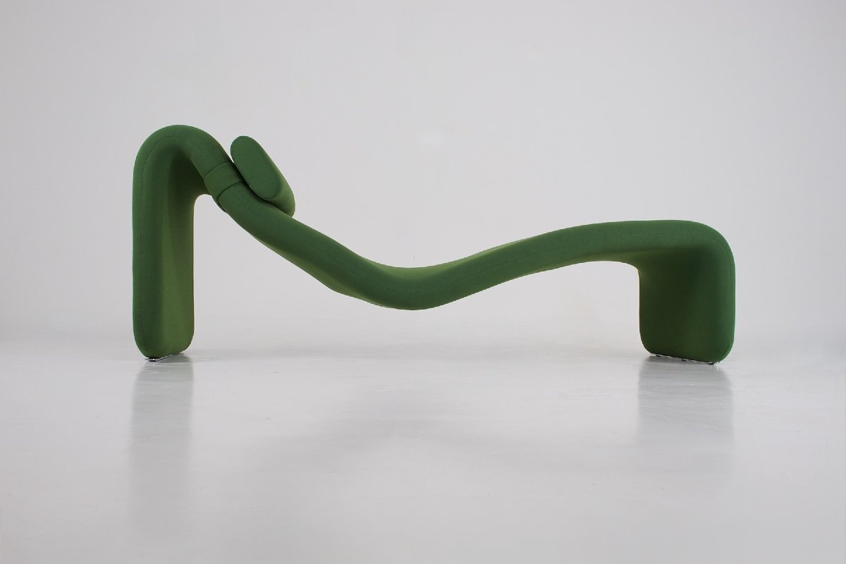 "djinn" Lounge Chair; Olivier Mourgue, Airborne Edition, 1960s.