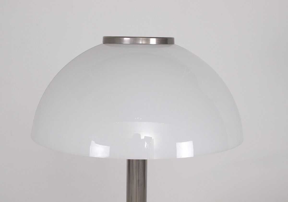 "champignon" Acrylic Table Lamp, From The 1970s. -photo-4