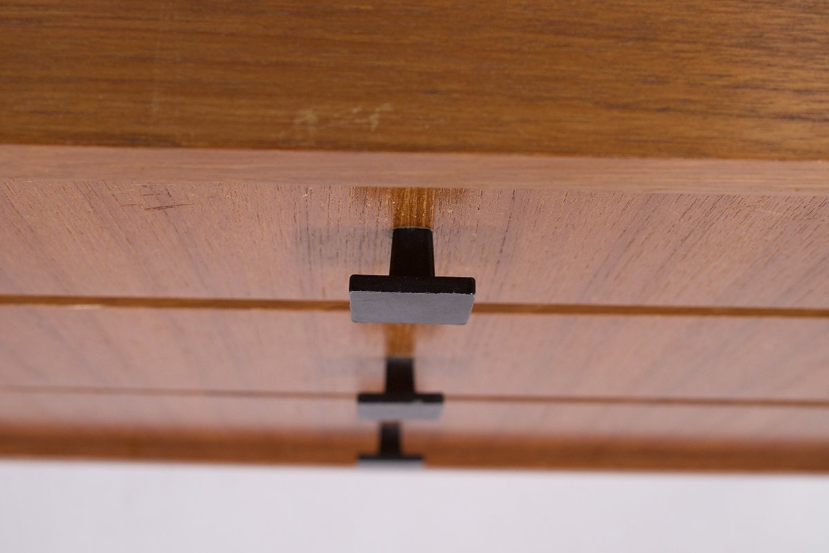 Modular Wall Shelf Made Of Teak And Metal, From The 1960s.-photo-1