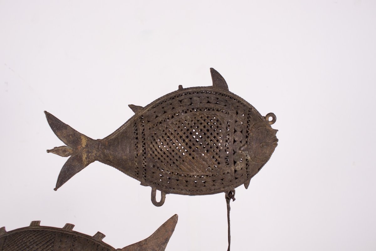 Set Of Three "fish" Boxes, India, Circa 1900.-photo-3