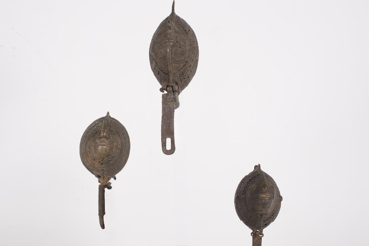 Set Of Three "fish" Boxes, India, Circa 1900.-photo-4