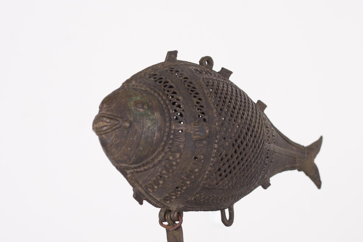 Set Of Three "fish" Boxes, India, Circa 1900.-photo-2