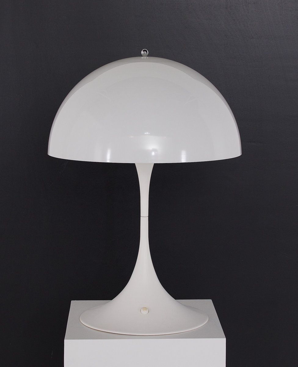 Lampe à poser modèle "Panthella" en acrylique, Verner Panton, années 1970.-photo-2