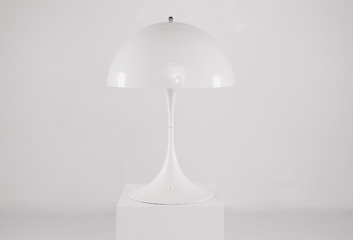 Lampe à poser modèle "Panthella" en acrylique, Verner Panton, années 1970.-photo-3