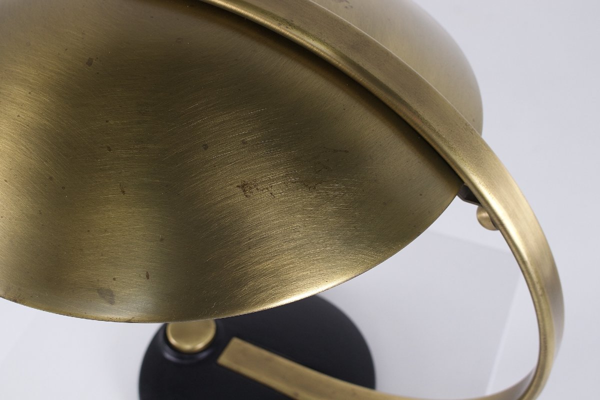 Lampe à poser en laiton, style Bauhaus, années 1960.-photo-1