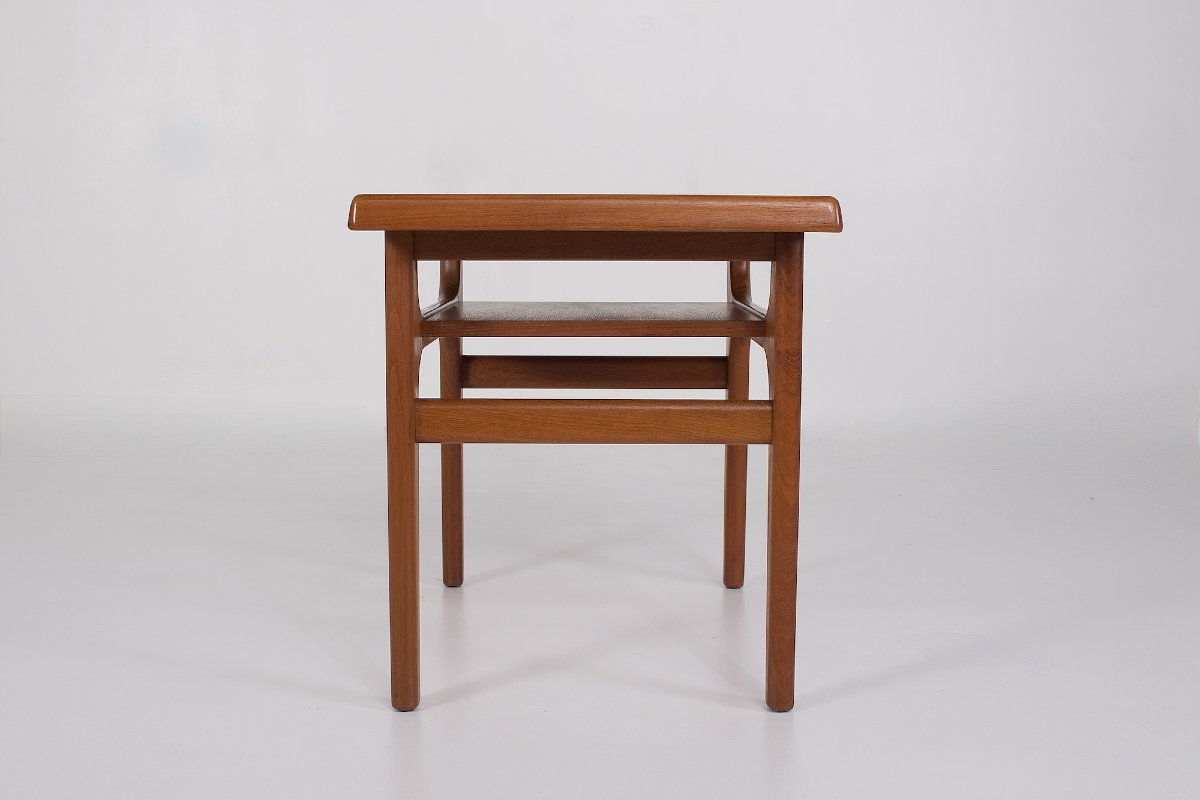 Teak End Table Or Coffee Table, Denmark, 1960s.-photo-3