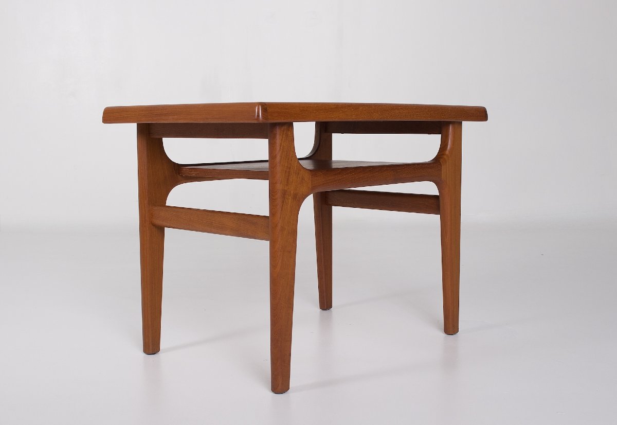 Teak End Table Or Coffee Table, Denmark, 1960s.