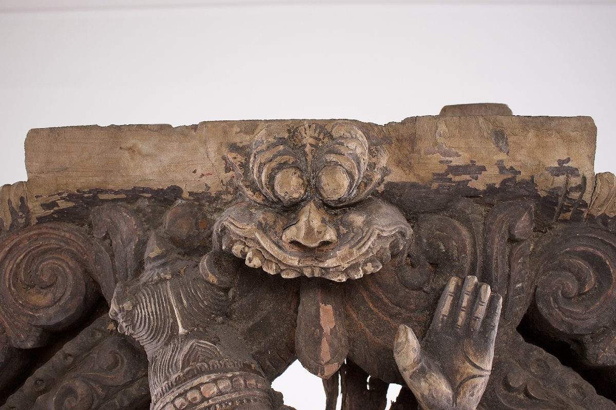 Shiva Kalantaka – Carved Panel Depicting A Ritual Chariot-photo-2