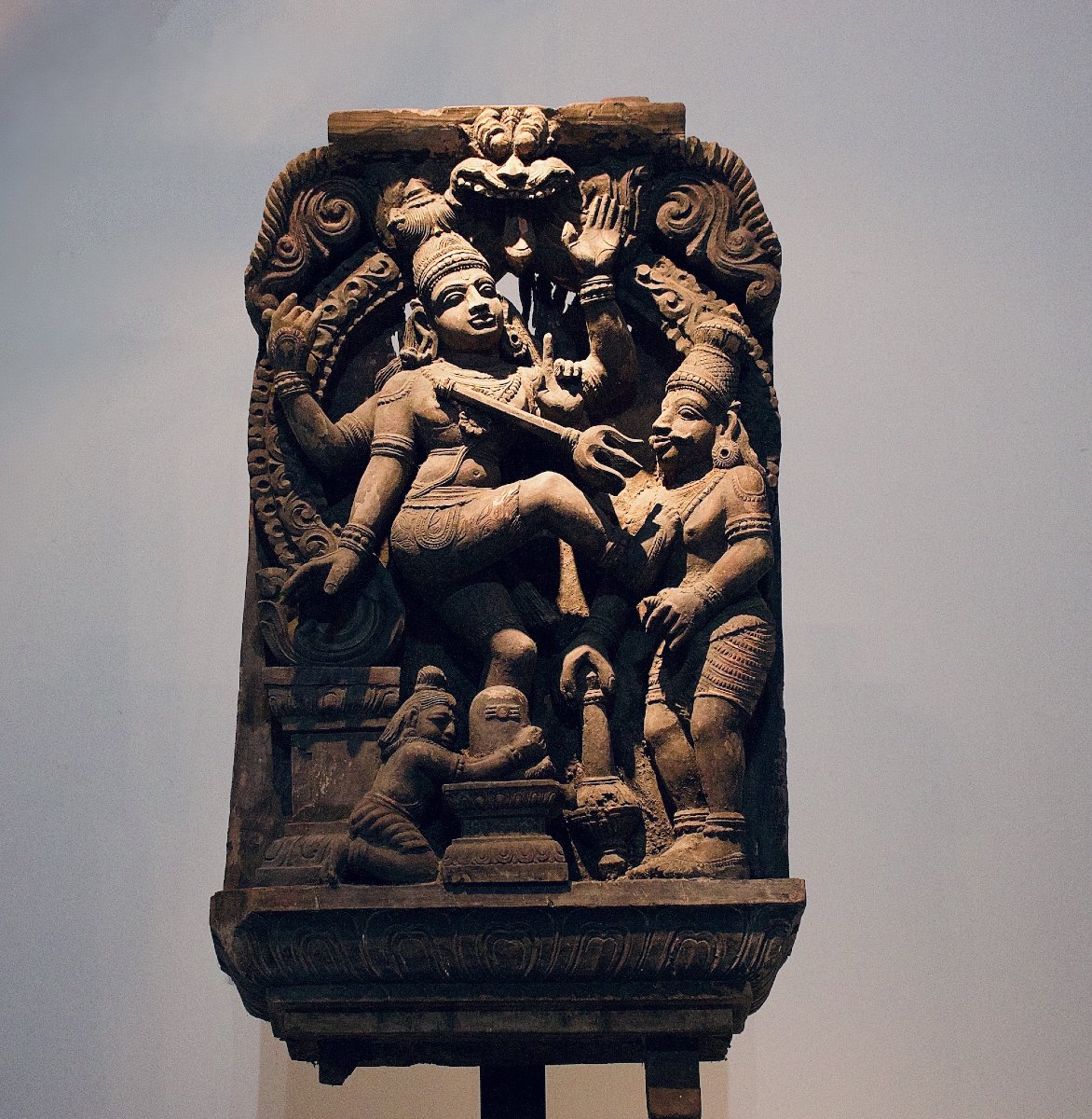 Shiva Kalantaka – Carved Panel Depicting A Ritual Chariot