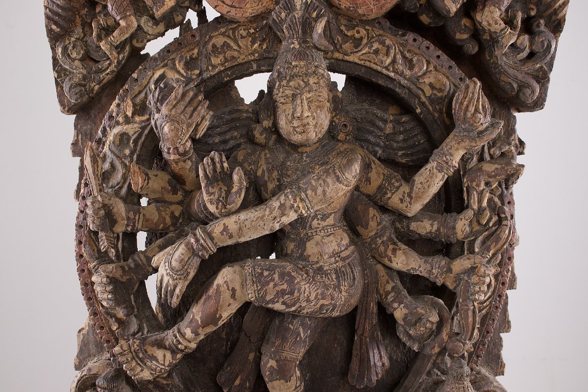 Shiva Nataraja Dancing On Apasmara – High Relief From Tamil Nadu-photo-2
