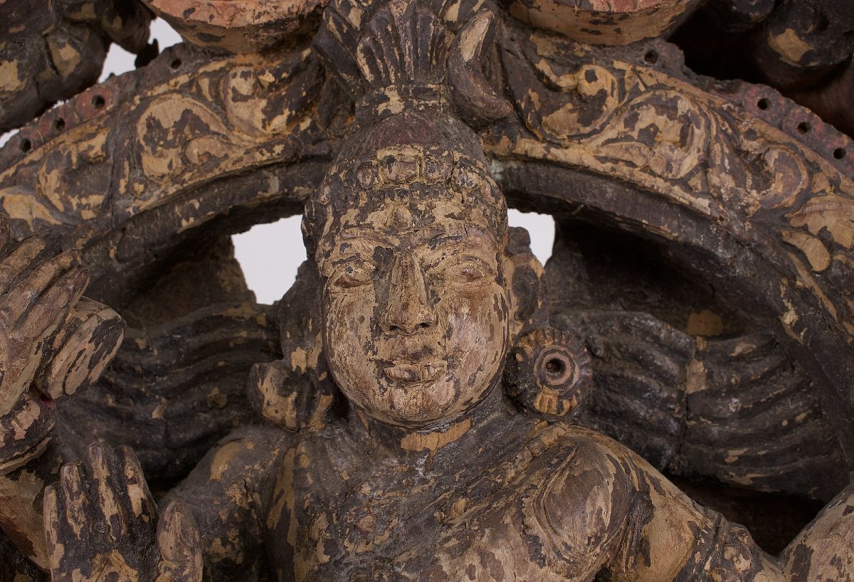 Shiva Nataraja Dancing On Apasmara – High Relief From Tamil Nadu-photo-3
