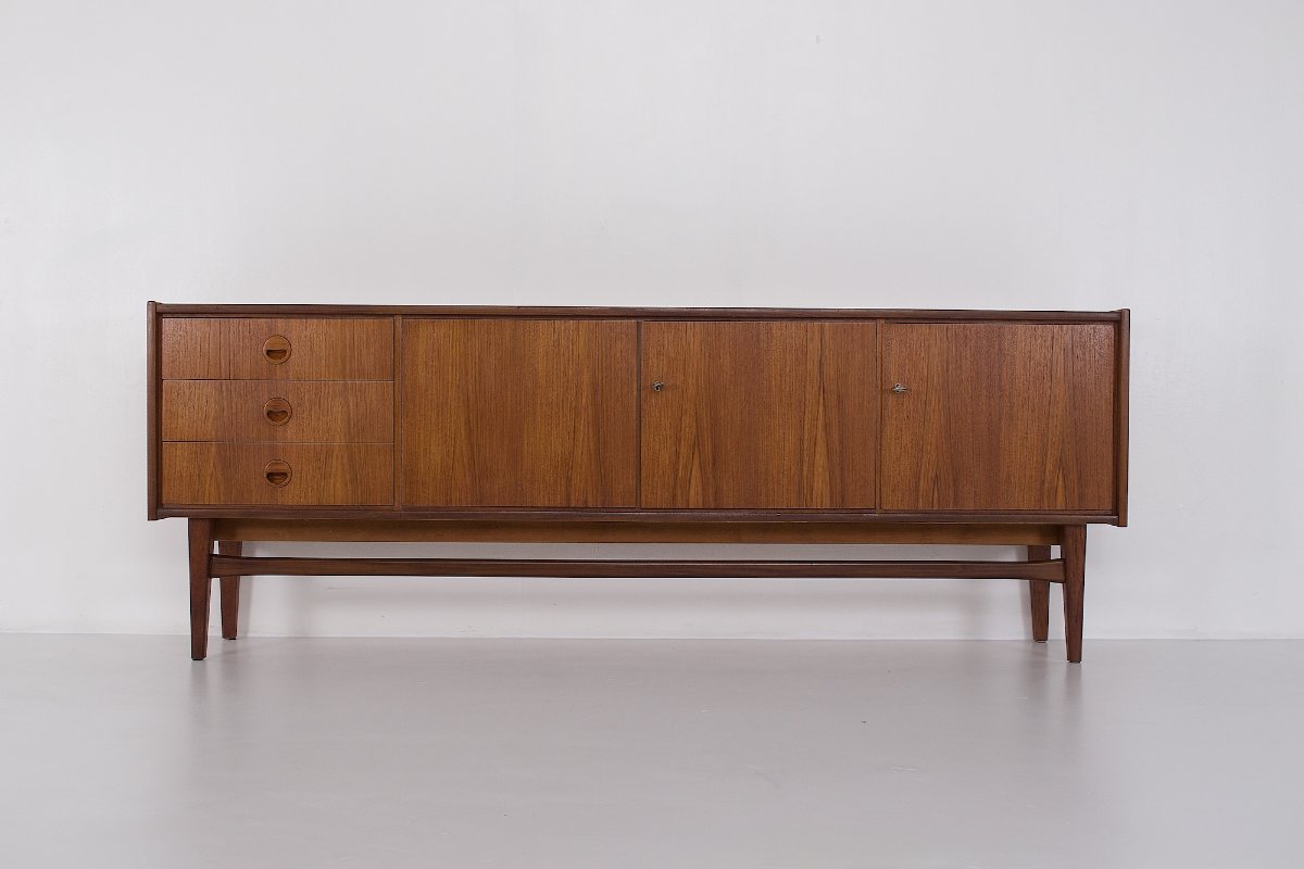 Scandinavian-style Teak Sideboard, 1960s.-photo-2