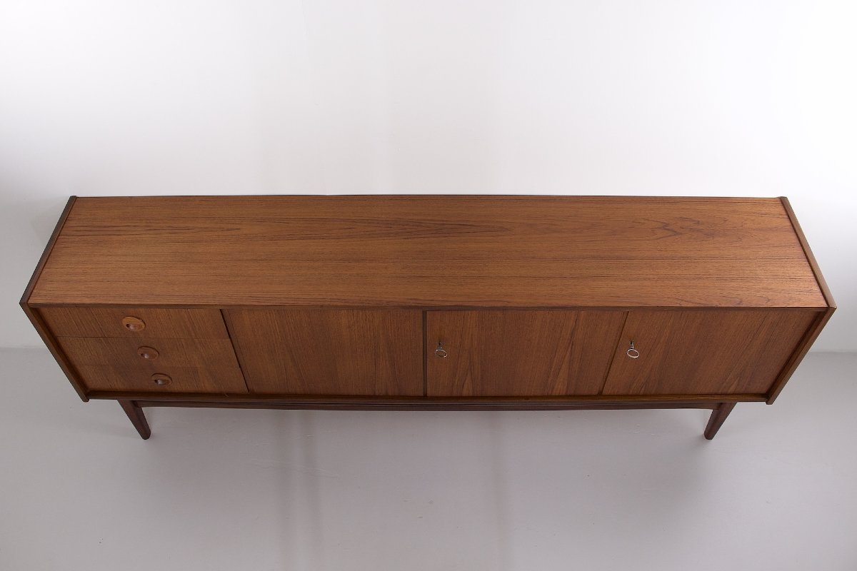 Scandinavian-style Teak Sideboard, 1960s.-photo-2