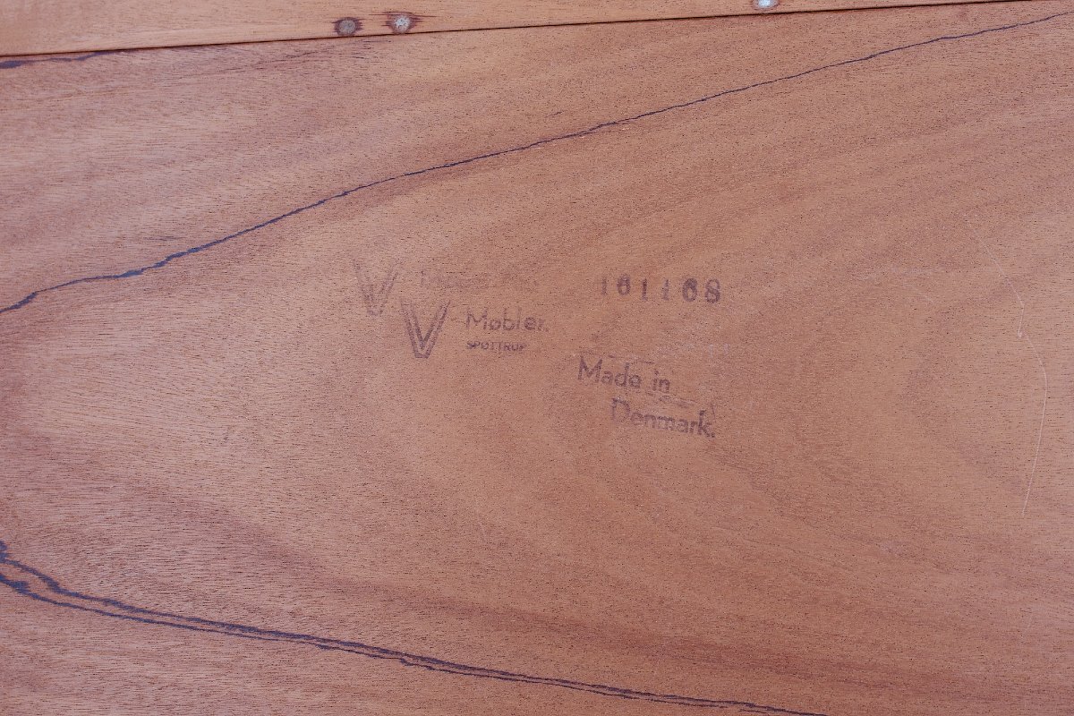 Extendable Teak Round Table, Vv Mobler, Denmark, 1960s. -photo-4