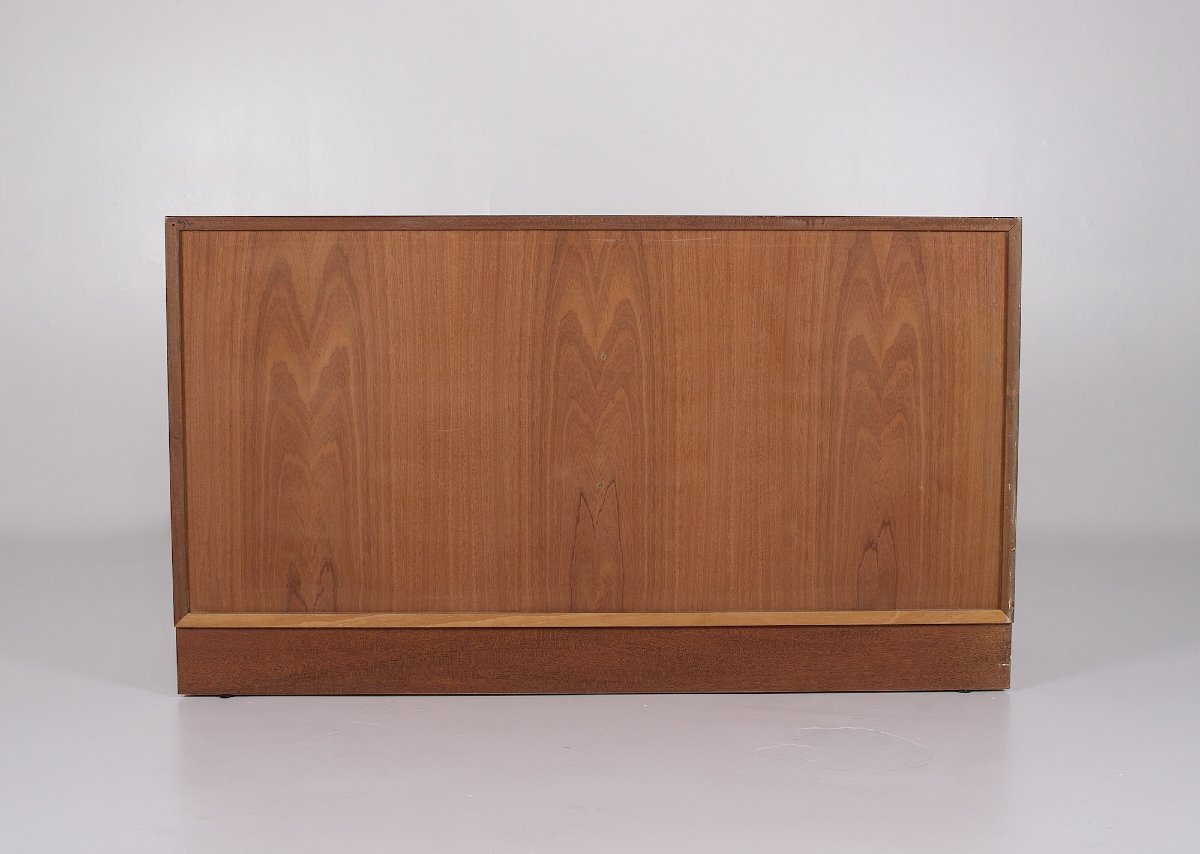 Commode Scandinave en teck, 2 portes, 6 tiroirs, Danemark, années 70.-photo-2