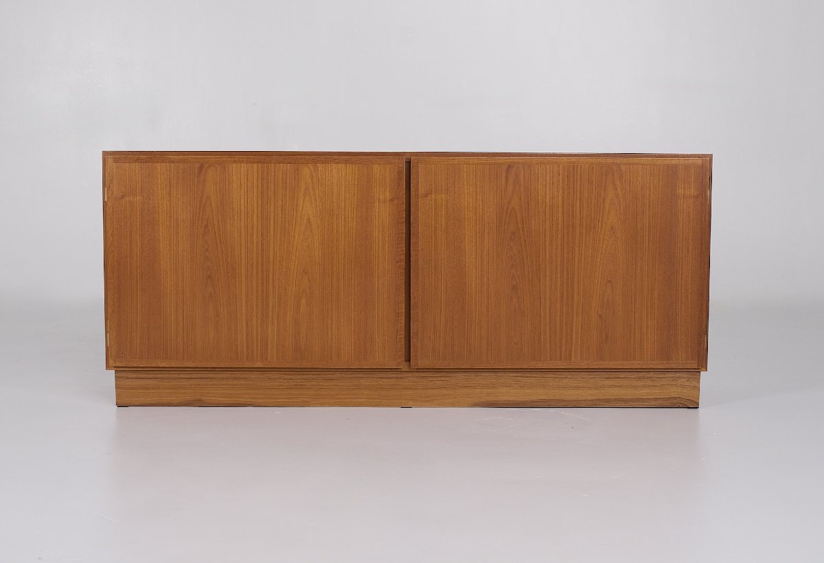  Small Teak Sideboard, Scandinavian, Omann Jun.-photo-2