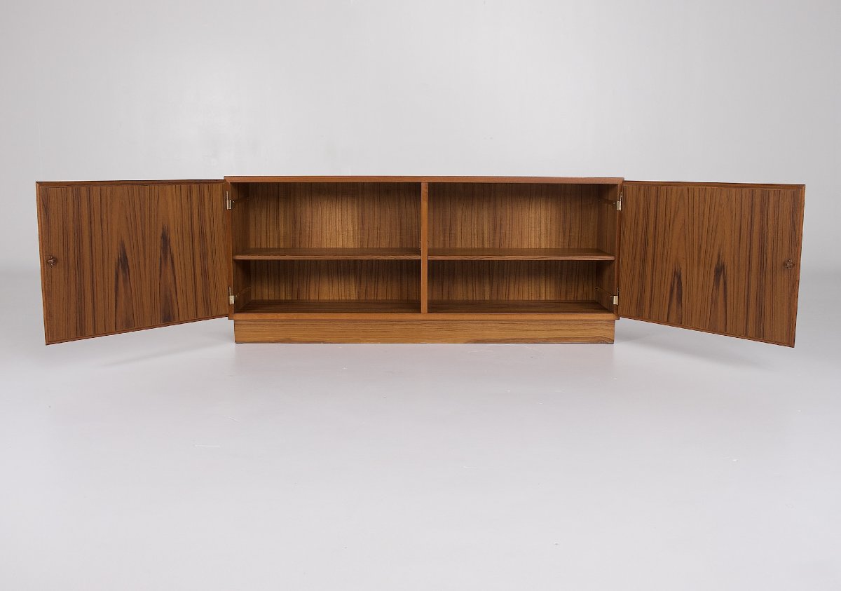  Small Teak Sideboard, Scandinavian, Omann Jun.-photo-4