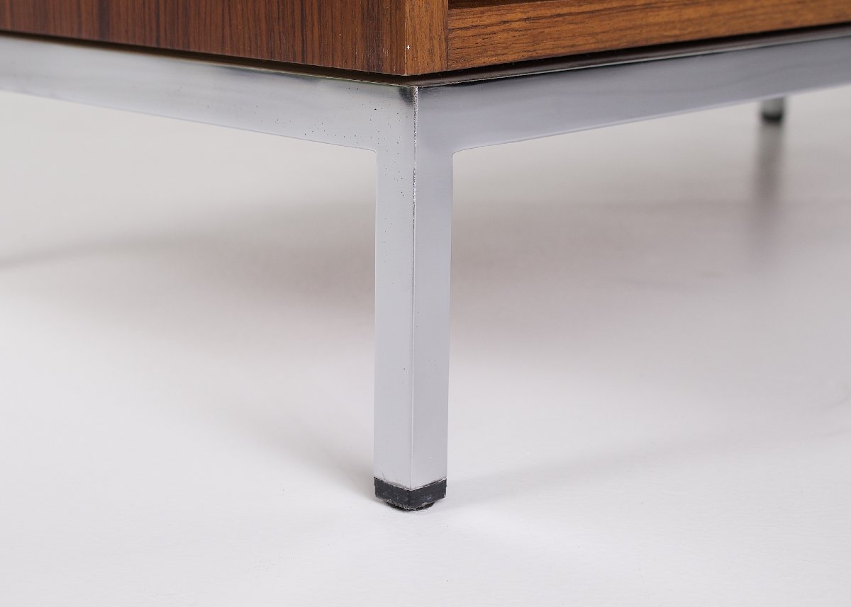 Florence Knoll Rosewood Sideboard.-photo-3