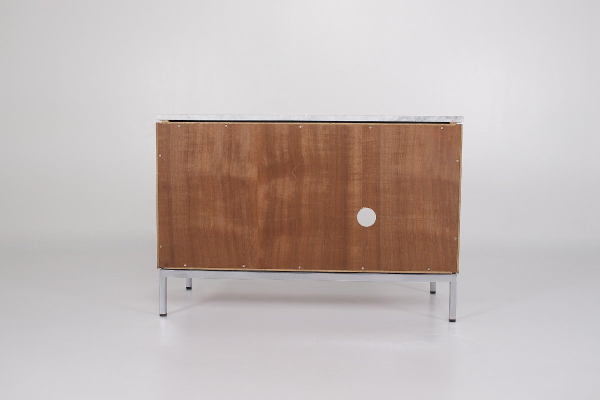 Florence Knoll Rosewood Sideboard.-photo-1