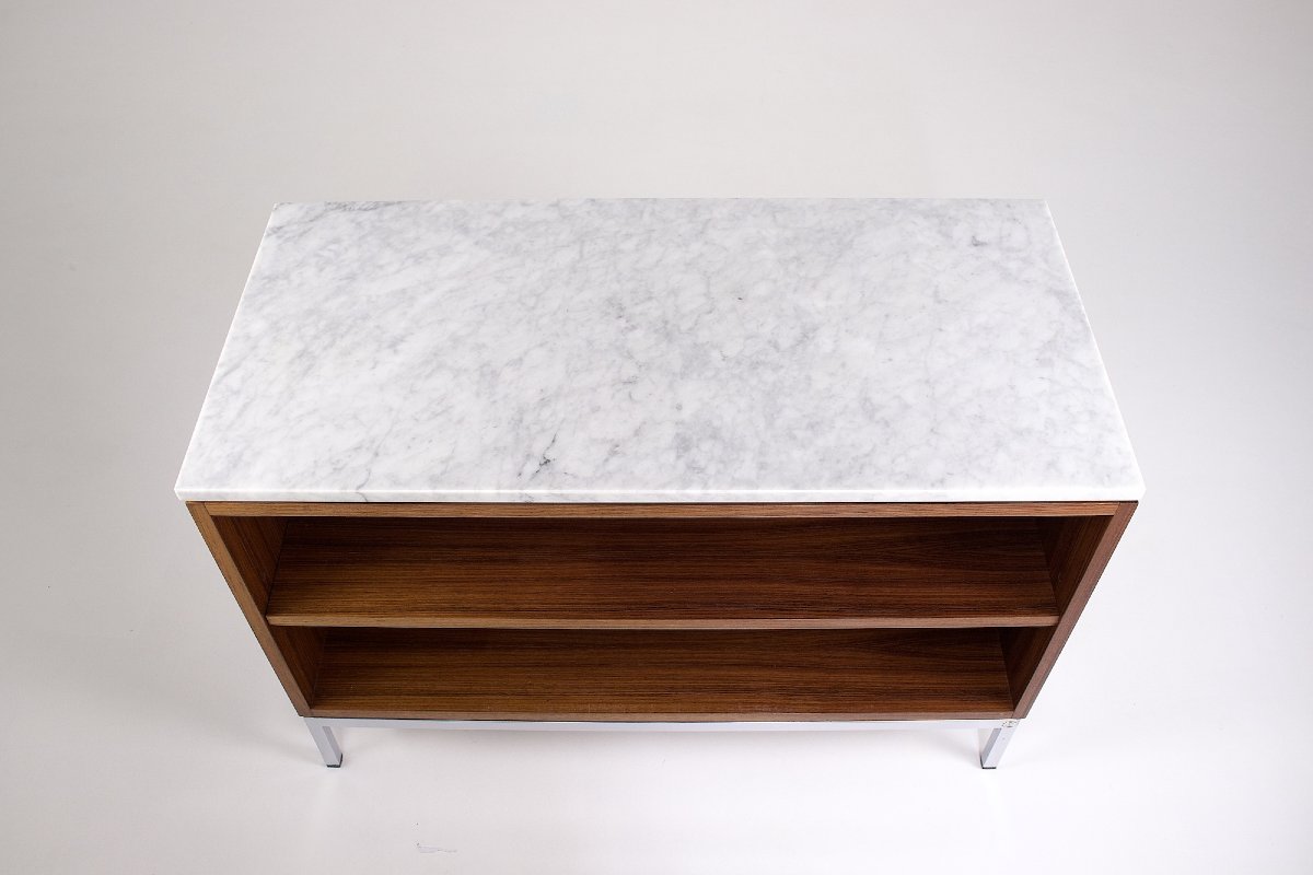 Florence Knoll Rosewood Sideboard.-photo-2