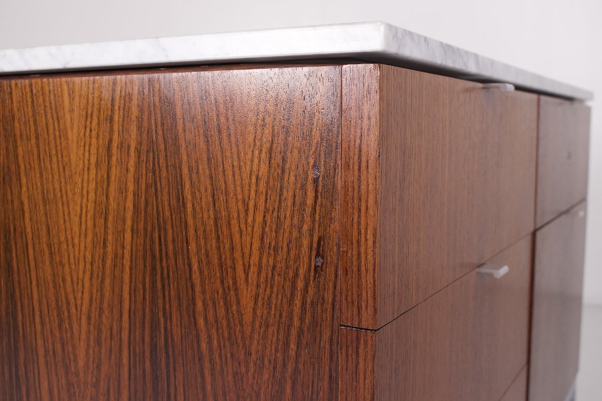 Small Rosewood Sideboard, Florence Knoll.-photo-3