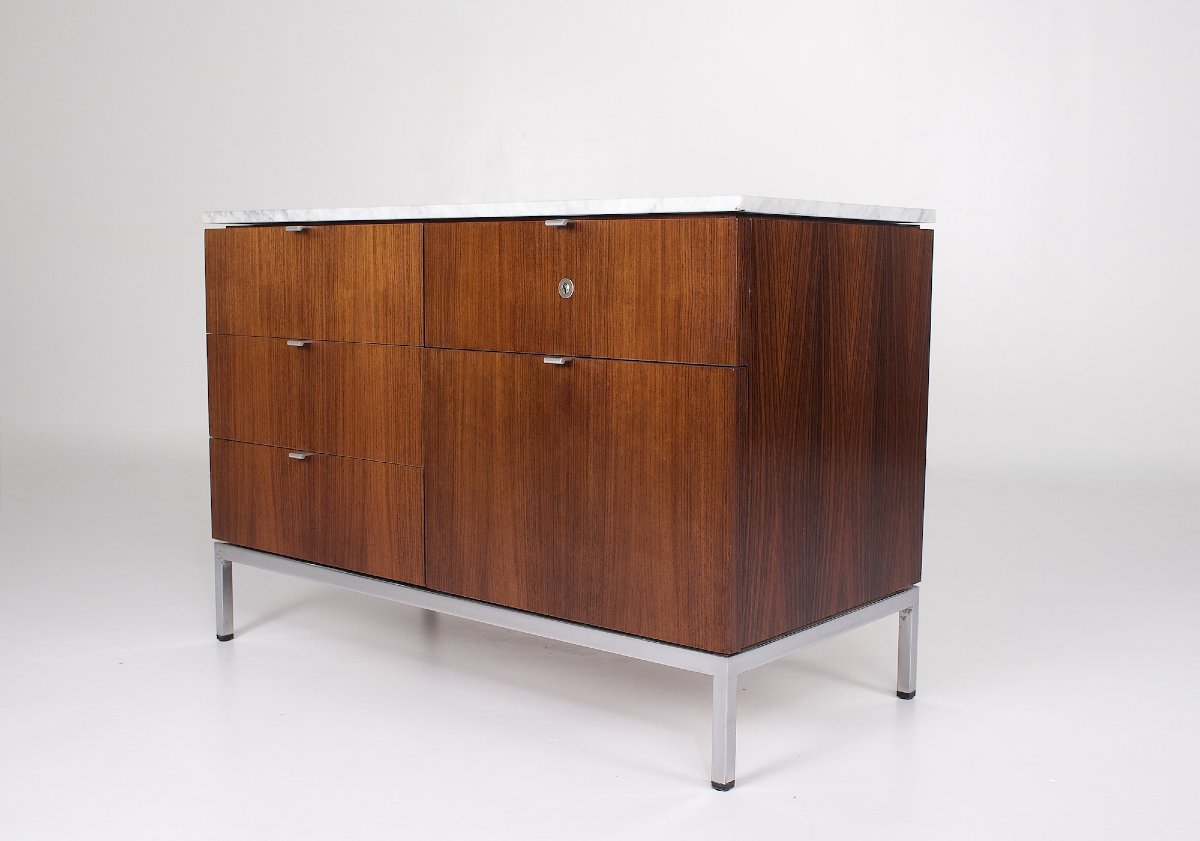 Small Rosewood Sideboard, Florence Knoll.