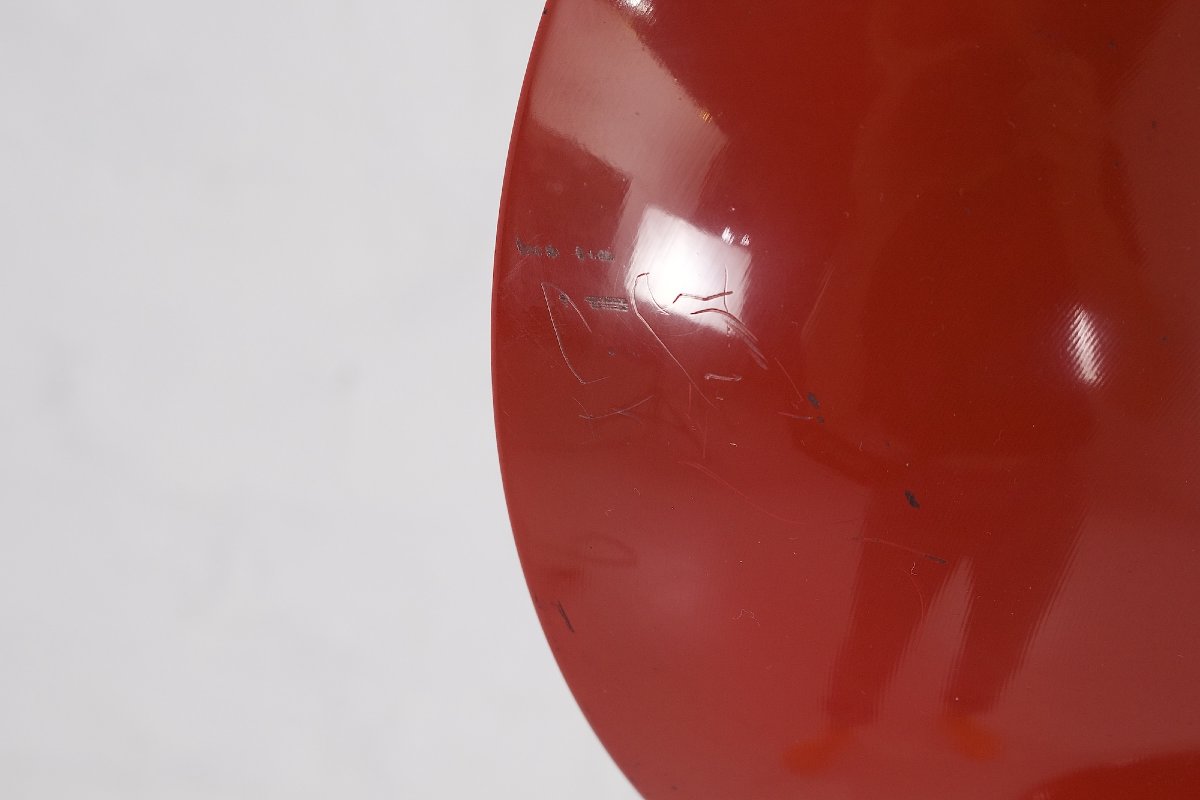 Kaiser Idell Red Table Lamp. -photo-2