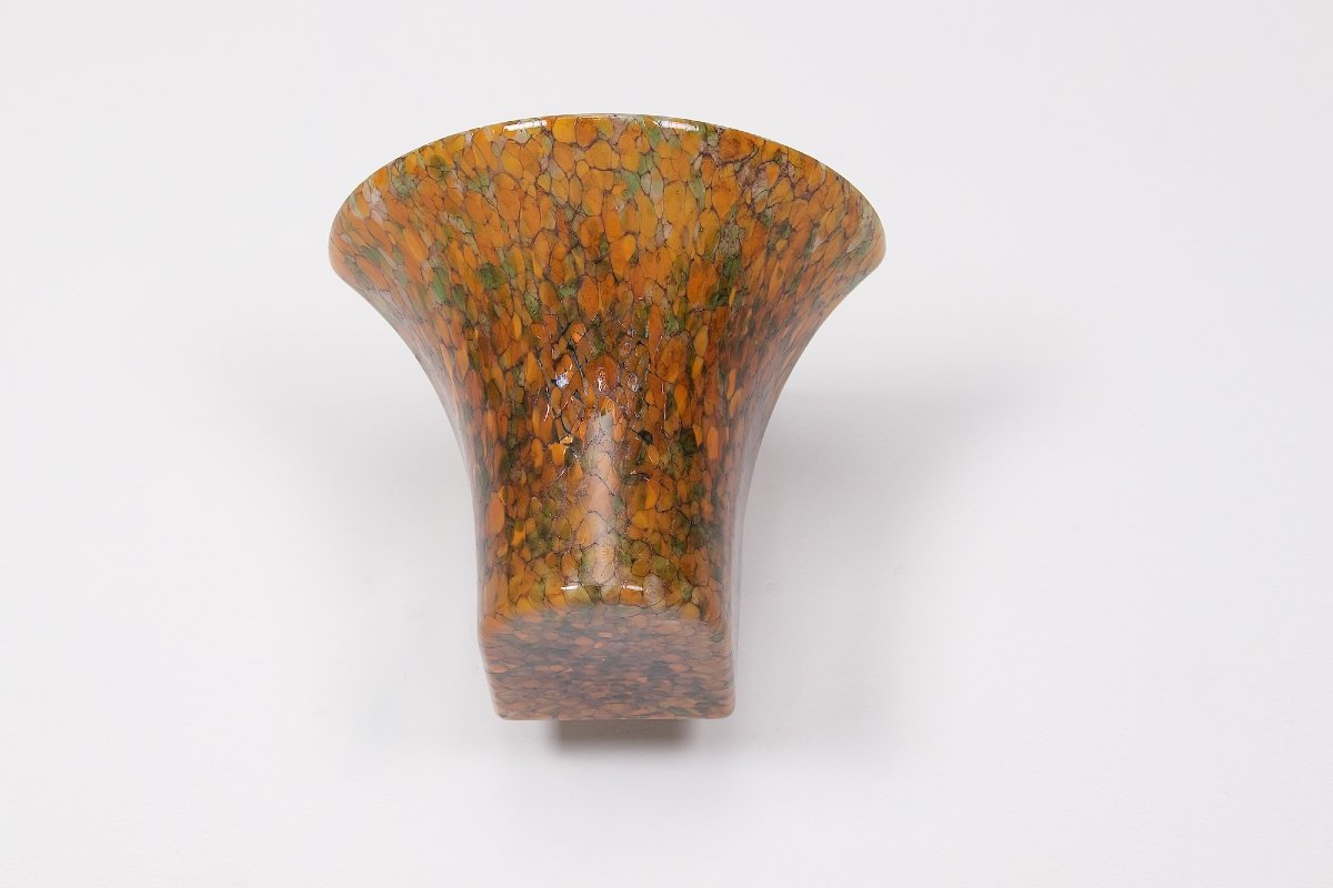 Speckled Glass Wall Sconces, Peill & Putzler.-photo-1
