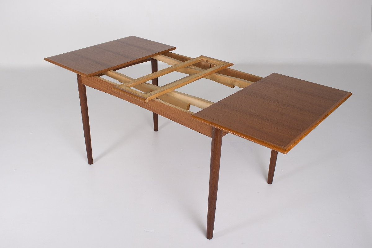 Extendable Teak Table, Denmark.-photo-4