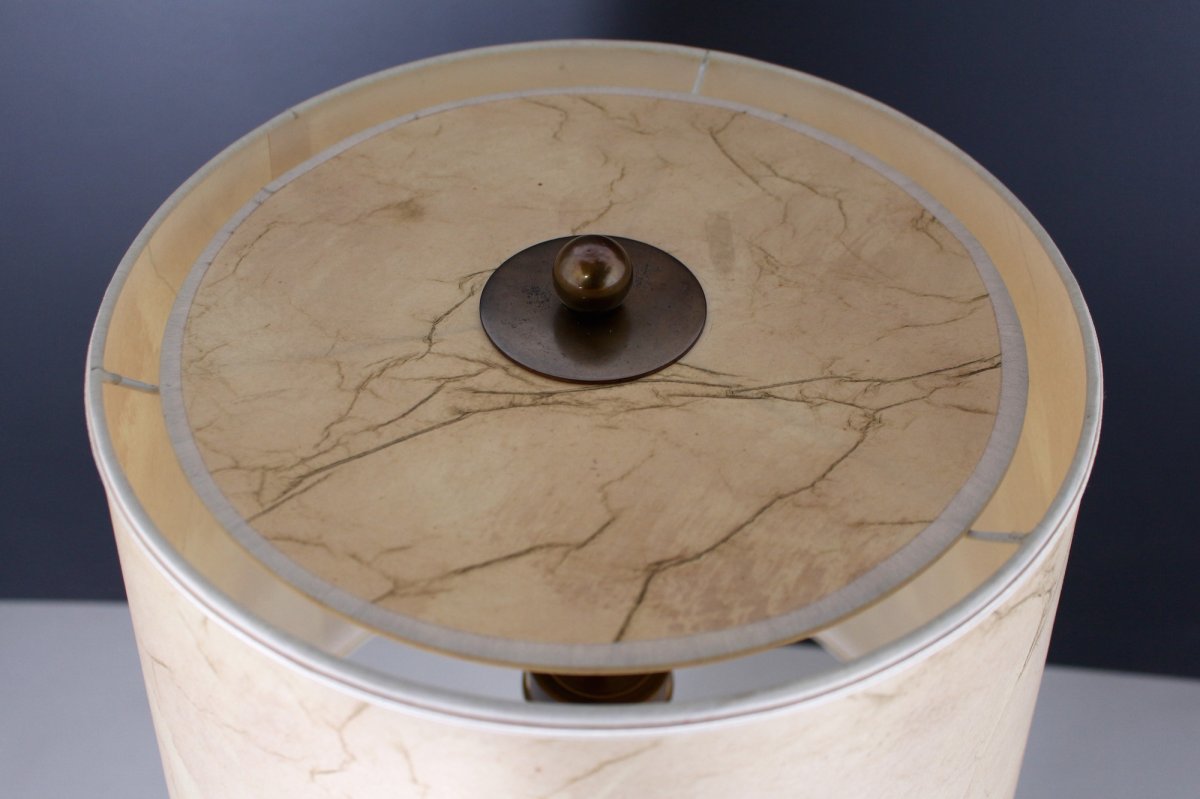 Travertine Lamp, 1970's-photo-2