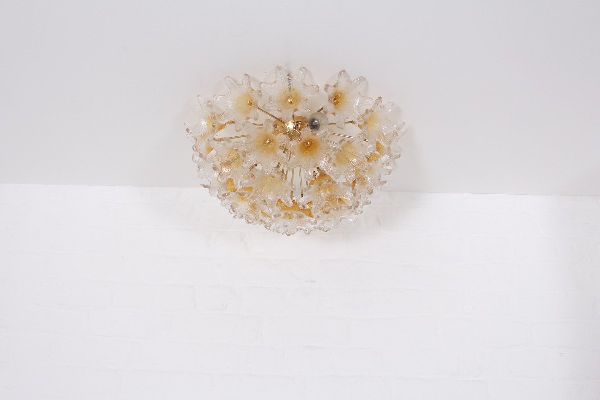 Sputnik 'flowerball' Ceiling Lamp Paolo Venini Murano-photo-2