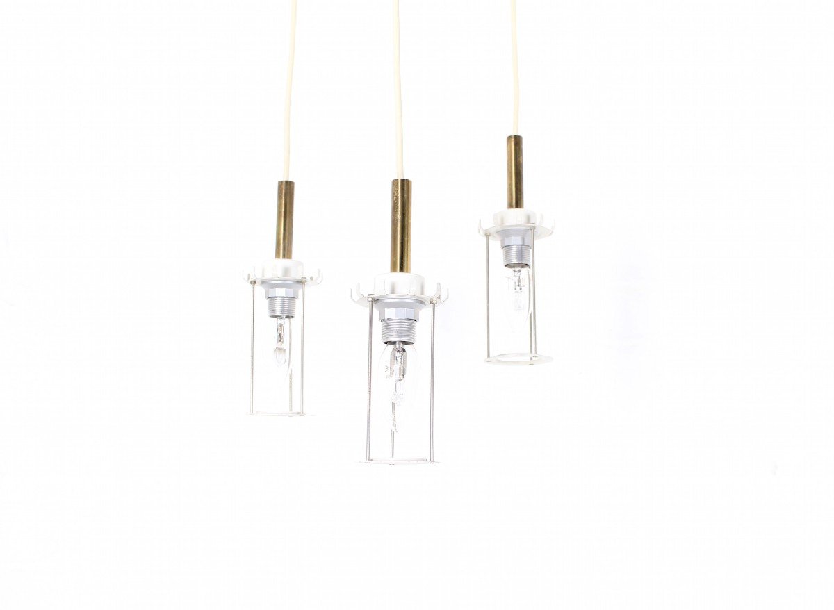 Tubular Blown Glass Cascade Suspension-photo-4