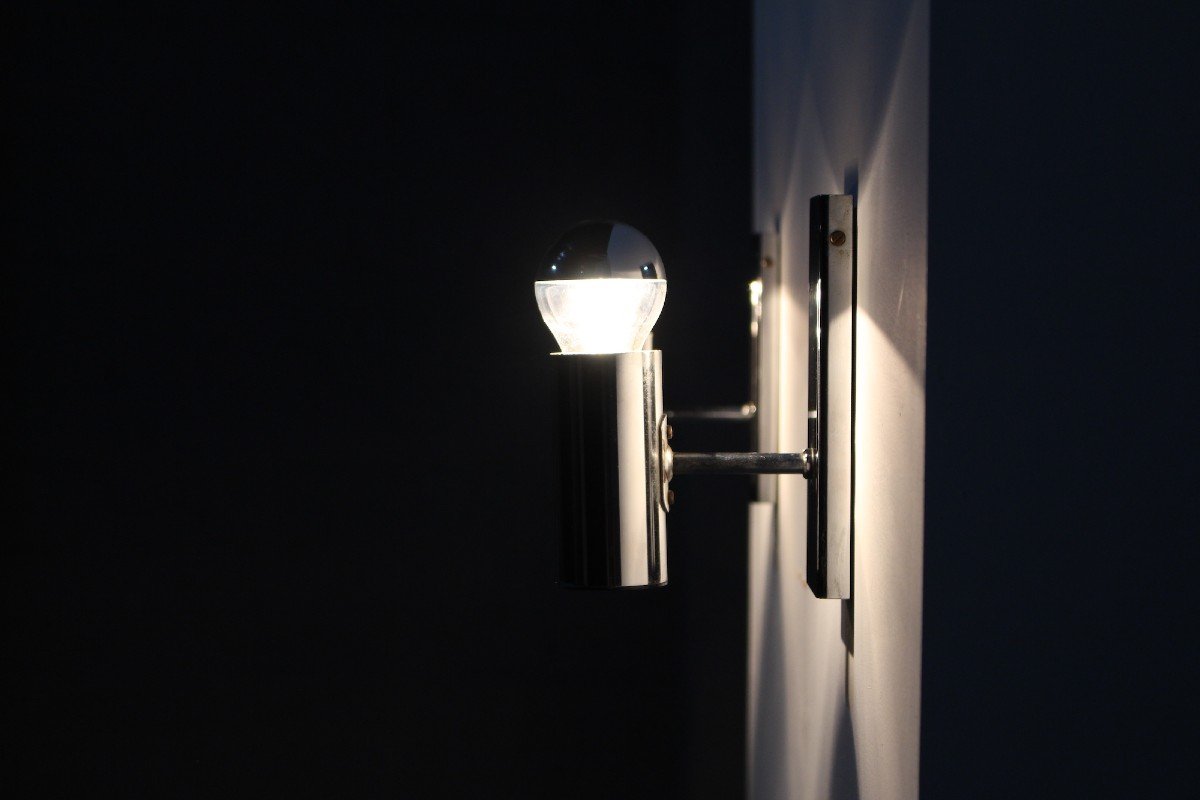 Pair Of Minimalist Wall Lights-photo-3