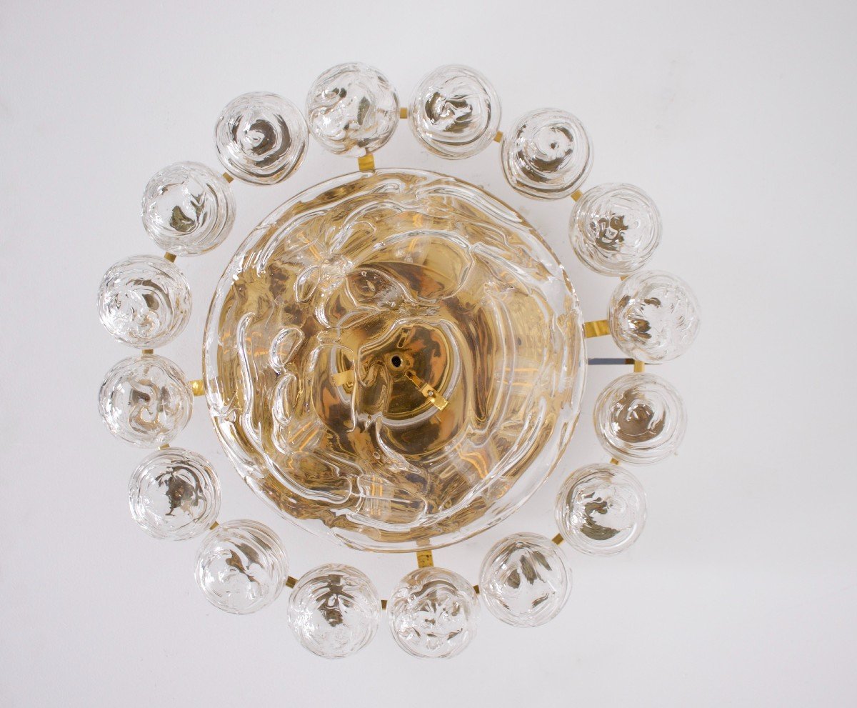 “snowball” Ceiling Lamp In Blown Glass-photo-8