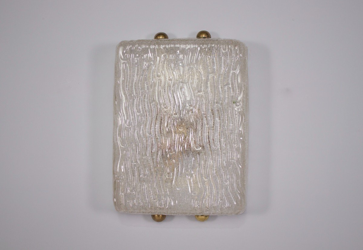 Murano Glass Wall Lamp.-photo-2