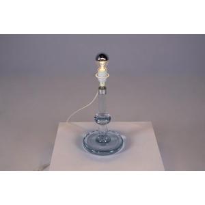 Holmegaard Sweden “atlantic” Crystal Lamp.