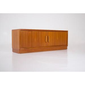 Small Low Danish Sideboard, Tv Unit.