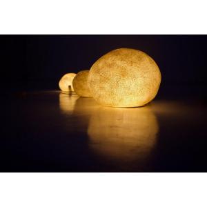 3 “pebble” Lamps, André Cazenave.