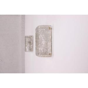 Pair Of Murano Glass Wall Lights.