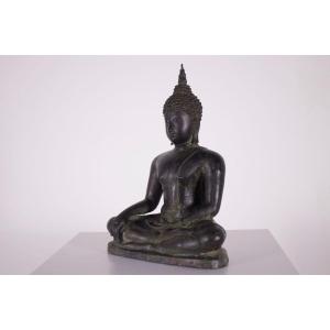Buddha Shakyamuni Ayutthaya In Bronze