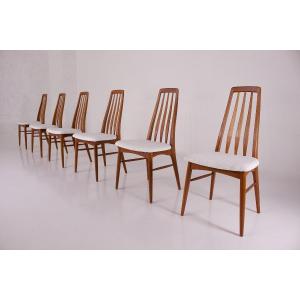 6 Eva Chairs By Niels Koefoed
