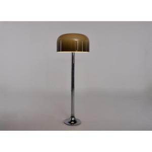 Lampadaire Tulipe Chrome Space Age.