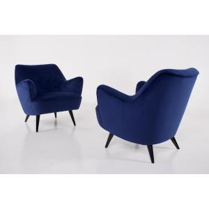 Paire de Fauteuils style Guglielmo Veronesi