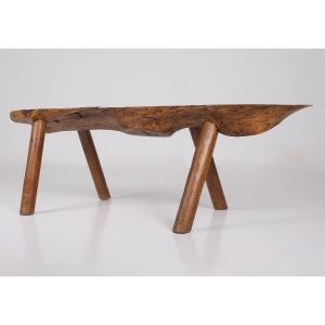 Banc en Pin Brut Wabi-Sabi