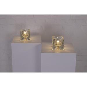 Paire de Lampes Ice Cube