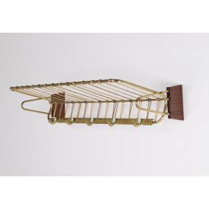 Portemanteau Mural en Laiton